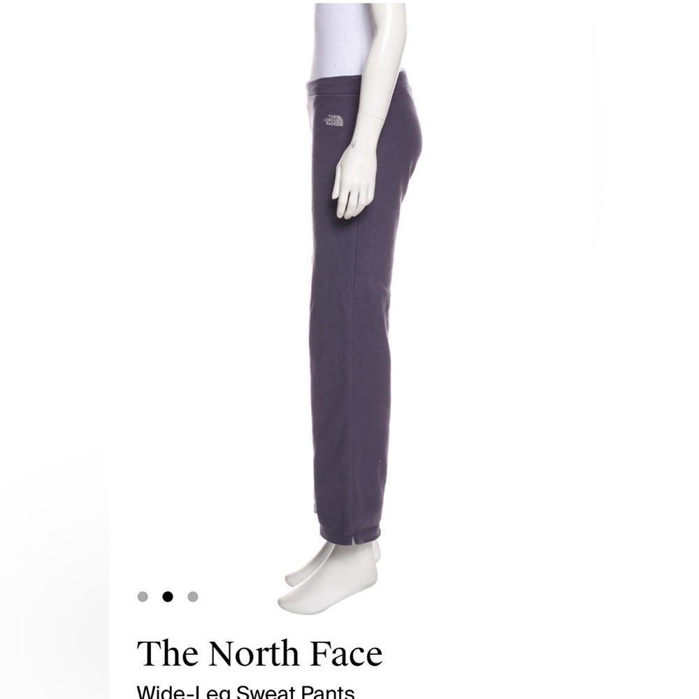 The Northface Blue-Gray Fleece Sweatpants